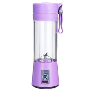 380ml 4/6 Blades Portable Electric Fruit Juicer Home USB Rechargeable Smoothie Maker Blenders Machine Sports Bottle Juicing Cup