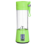 380ml 4/6 Blades Portable Electric Fruit Juicer Home USB Rechargeable Smoothie Maker Blenders Machine Sports Bottle Juicing Cup